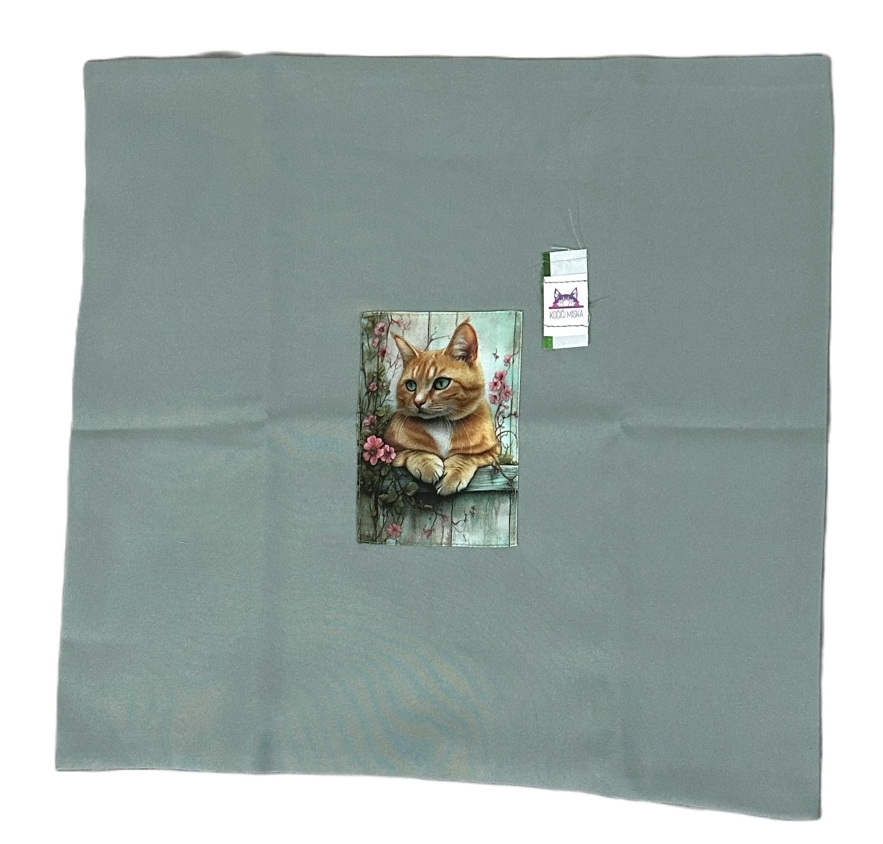 Potah na polštářek - Zrzek kočka 